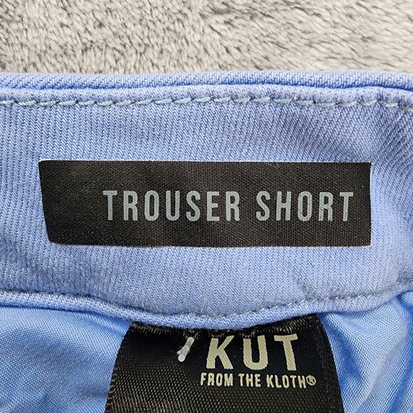 Kut From The Kloth‎ Shorts Womens 10L LONG Blue Catherine Trouser Twill Stretch - Picture 7 of 15
